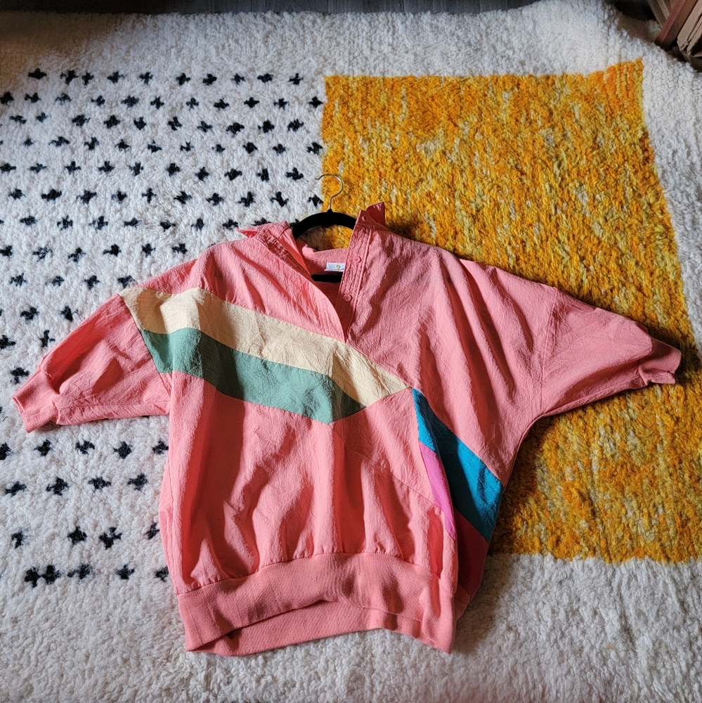 Vintage Cortiva 80s Coral Shirt